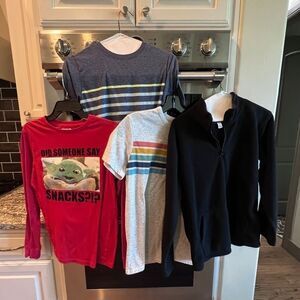 K102- Set of (4) boys XL tops